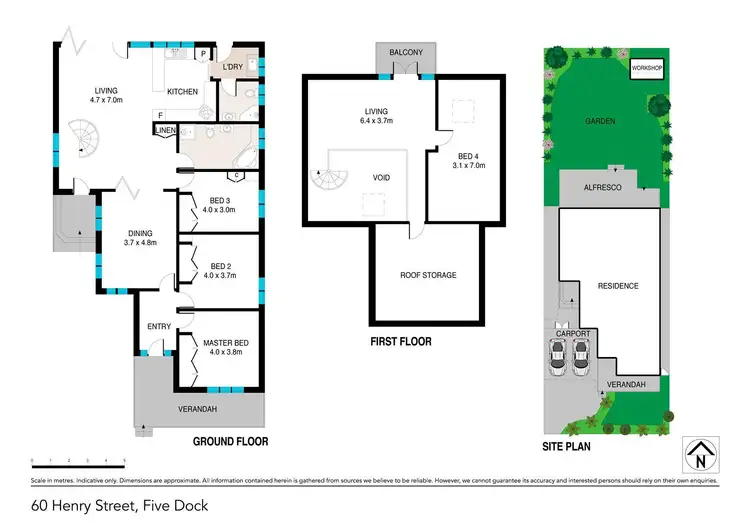 Floorplan of Homely house listing, 60 Henry Street, Five Dock NSW 2046