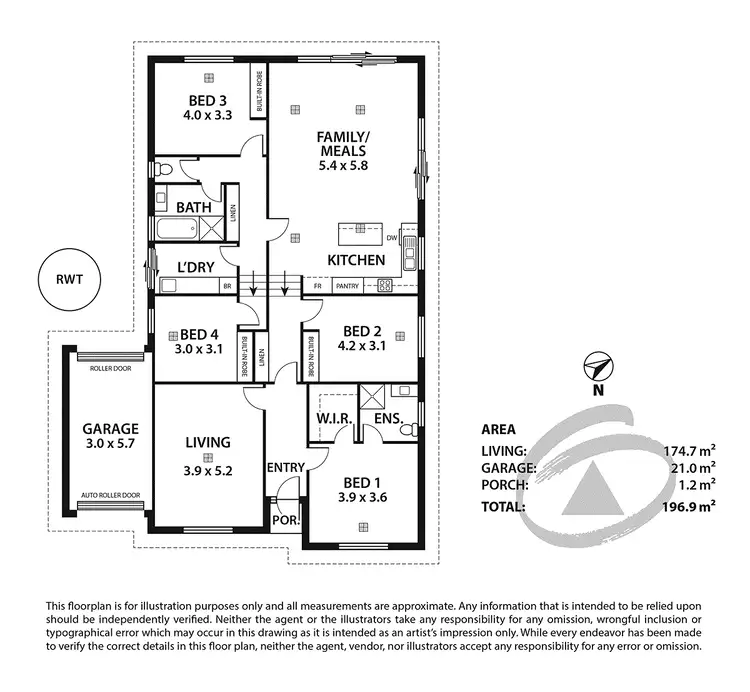 Floorplan of Homely house listing, 52 Megan Circuit, Nairne SA 5252