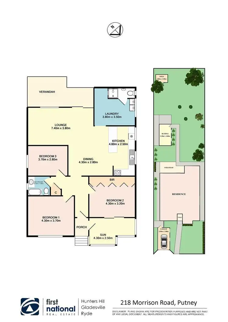 Floorplan of Homely house listing, 218 Morrison Road, Putney NSW 2112