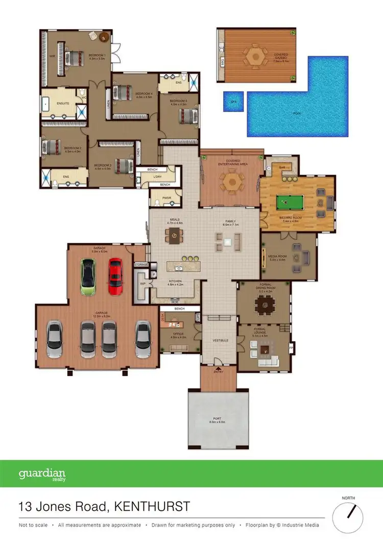 Floorplan of Homely house listing, 13 Jones Road, Kenthurst NSW 2156