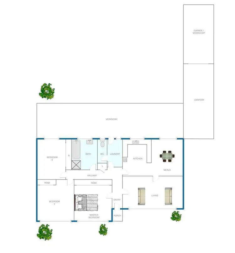 Floorplan of Homely house listing, 39 Azalea Crescent, Dandenong North VIC 3175
