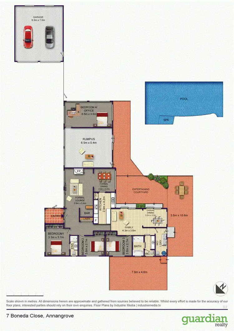 Floorplan of Homely house listing, 7 Boneda Close, Annangrove NSW 2156