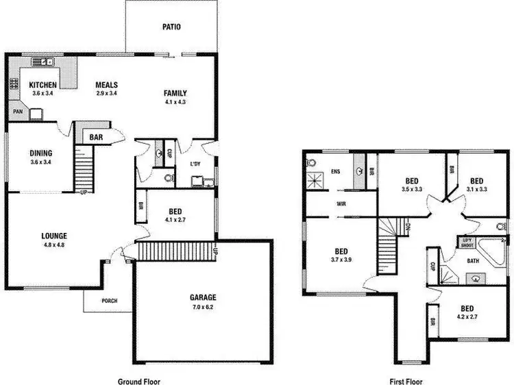 Floorplan of Homely house listing, 113 Nangathan Way, Croydon North VIC 3136