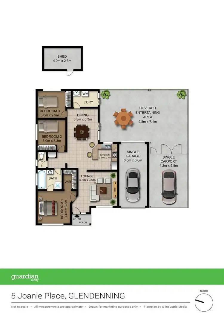 Floorplan of Homely house listing, 5 Joanie Place, Glendenning NSW 2761