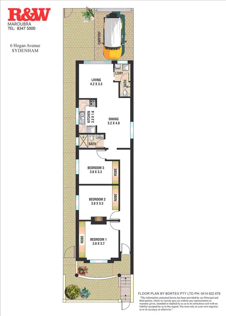 Floorplan of Homely house listing, 6 Hogan Avenue, Sydenham NSW 2044