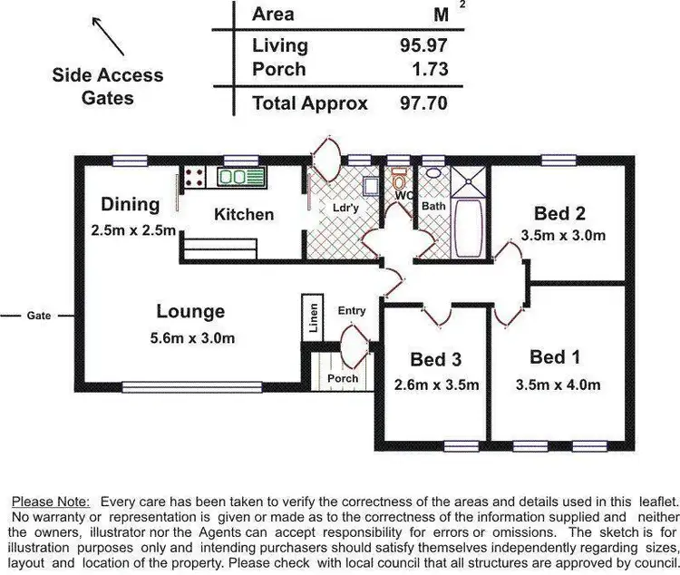 Floorplan of Homely house listing, 9 Justin Crescent, Christie Downs SA 5164
