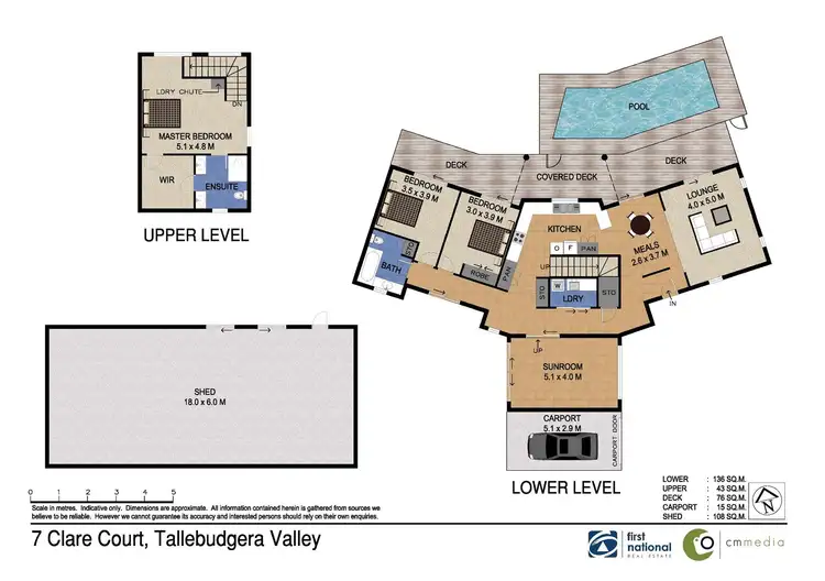 Floorplan of Homely house listing, 7 Clare Court, Tallebudgera Valley QLD 4228