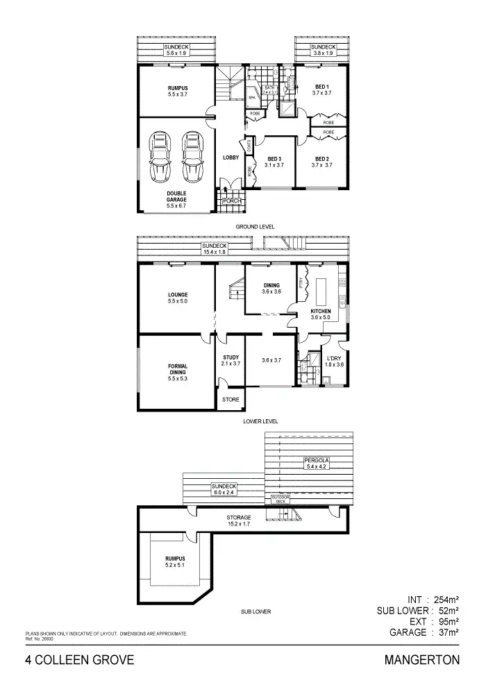 Floorplan of Homely house listing, 4 Colleen Grove, Wollongong NSW 2500