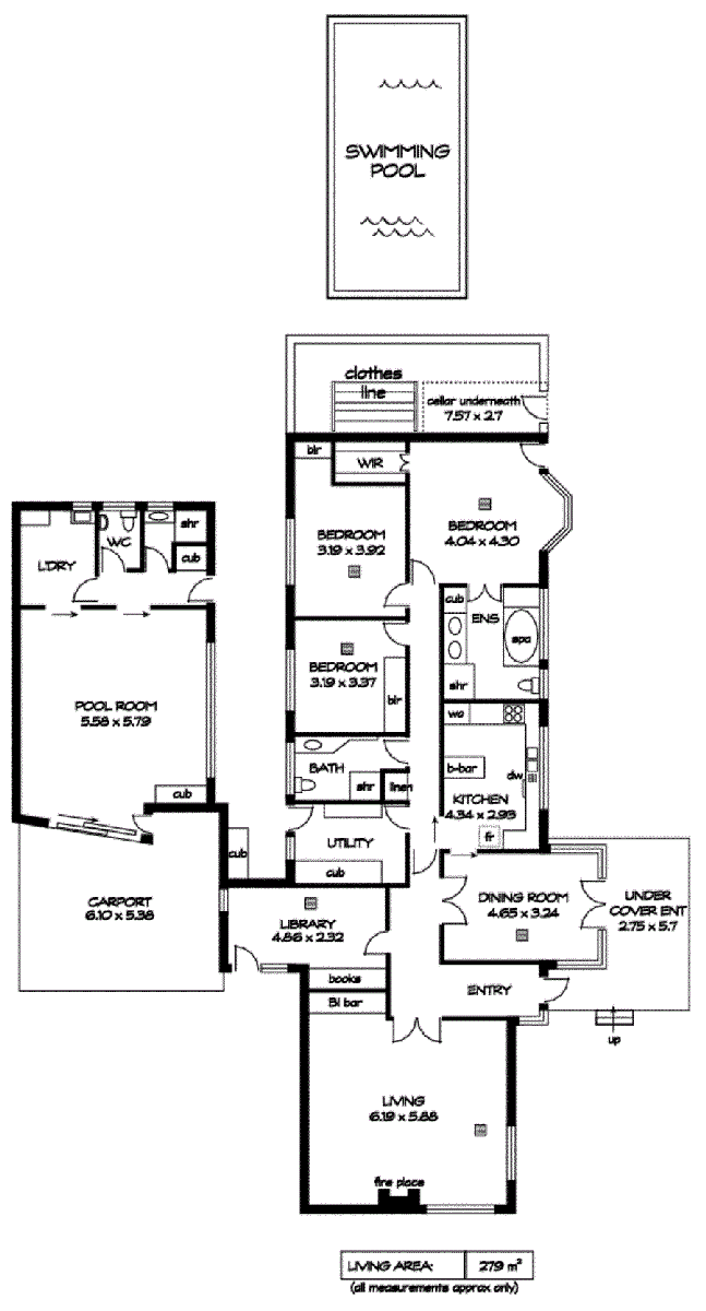 Floorplan of Homely house listing, 4 Hillside Avenue, Glen Osmond SA 5064
