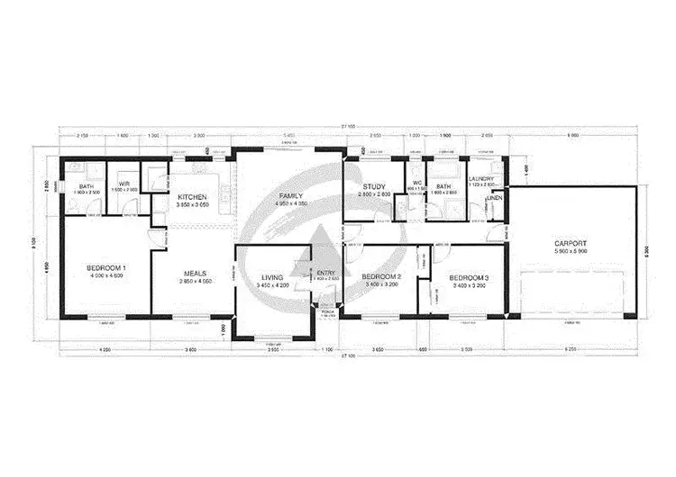 Floorplan of Homely house listing, 4 Stockham Street, Nairne SA 5252