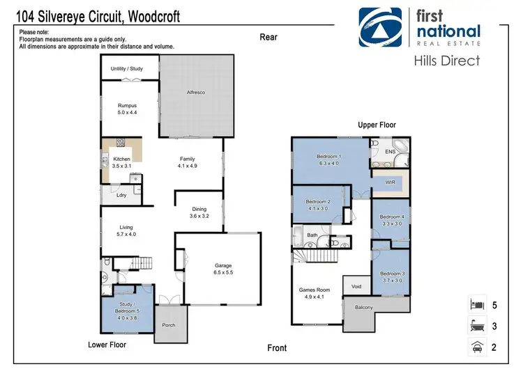Floorplan of Homely house listing, 104 Silvereye Circuit, Woodcroft NSW 2767