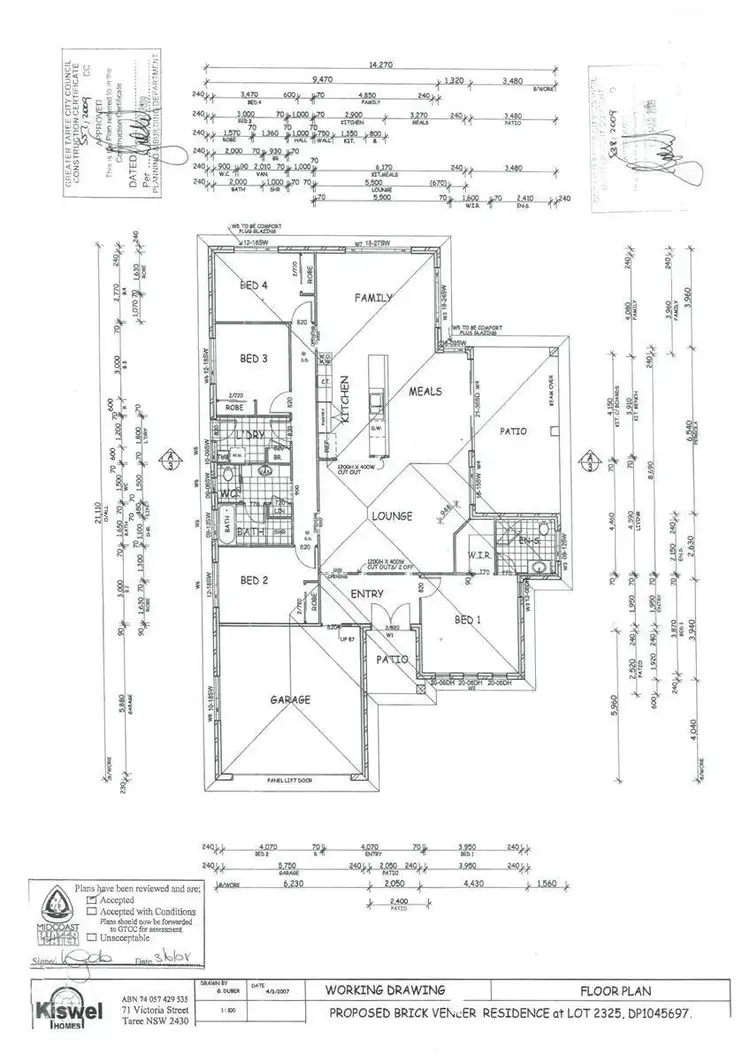 Floorplan of Homely house listing, 5 Gleaner Close, Harrington NSW 2427