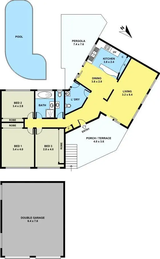 Floorplan of Homely house listing, Address available on request