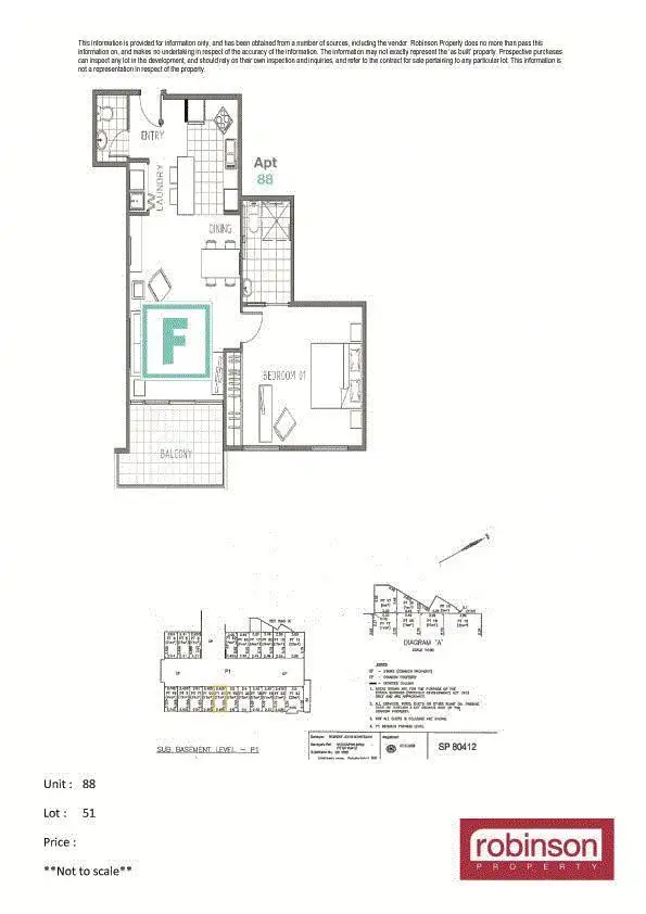 Floorplan of Homely apartment listing, 88/741 Hunter Street, Newcastle West NSW 2302