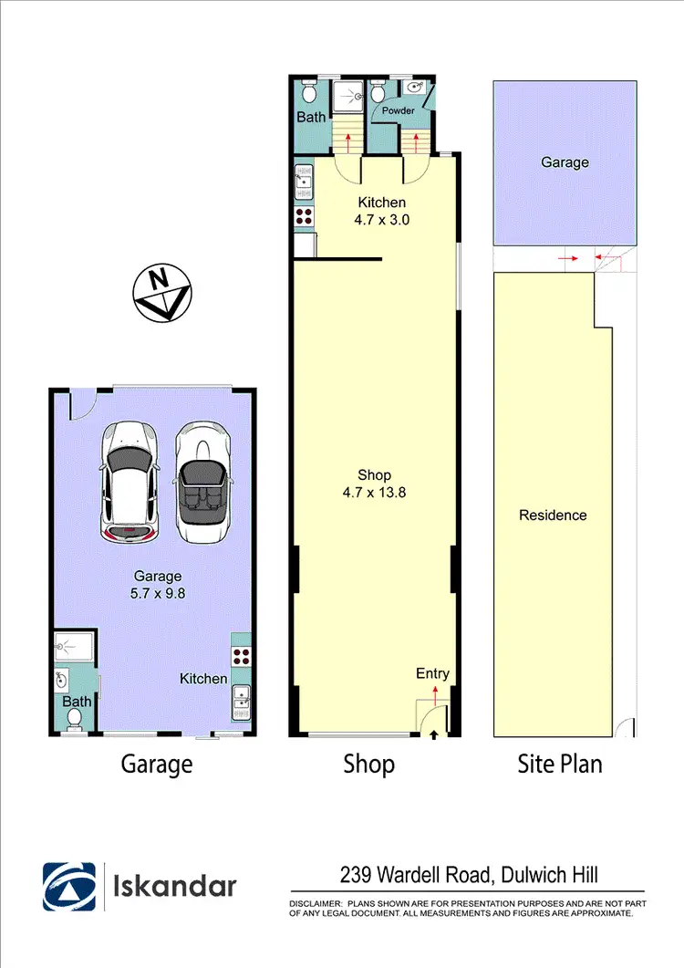 Floorplan of Homely semi-detached listing, 239 Wardell Road, Dulwich Hill NSW 2203