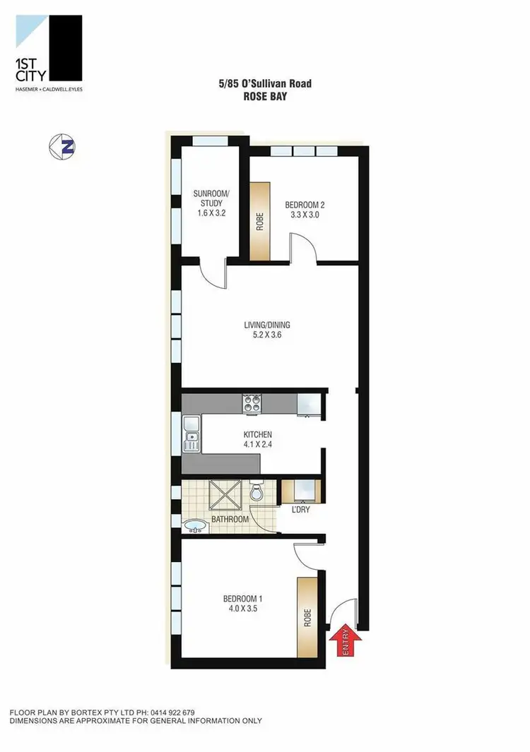 Floorplan of Homely apartment listing, 5/85 O'Sullivan Road, Rose Bay NSW 2029