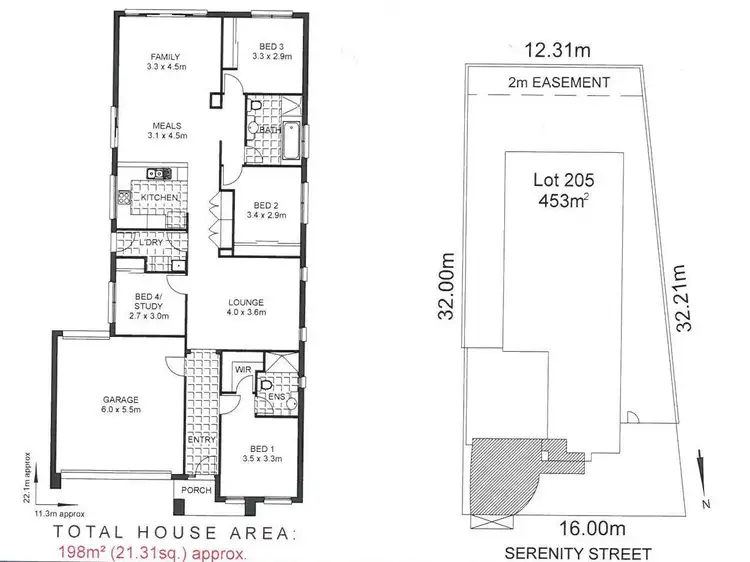 Floorplan of Homely house listing, 6 Serenity Street, Pakenham VIC 3810