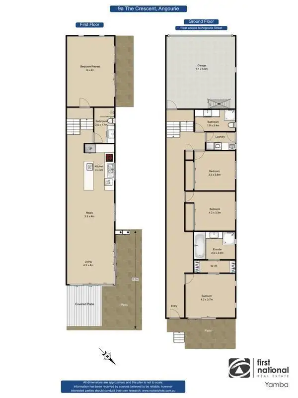 Floorplan of Homely townhouse listing, 9A The Crescent, Angourie NSW 2464