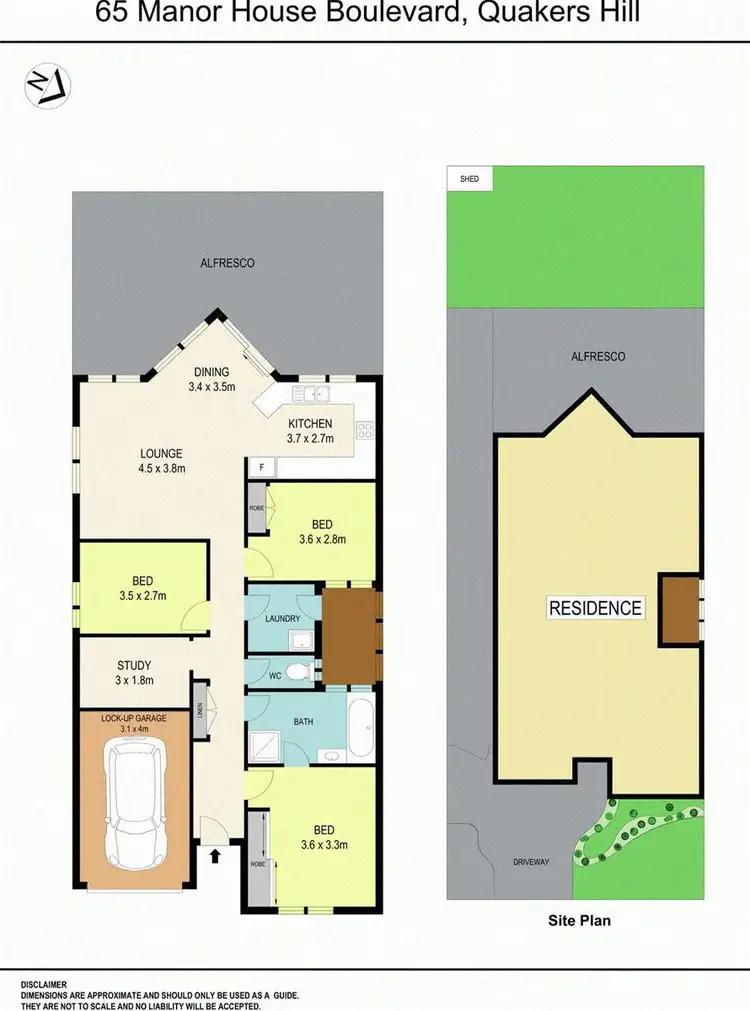 Floorplan of Homely house listing, 65 Manorhouse Boulevard, Quakers Hill NSW 2763