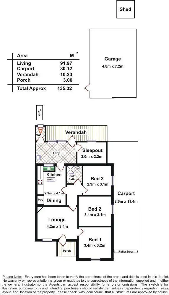 Floorplan of Homely house listing, 6 Simpson Avenue, Devon Park SA 5008