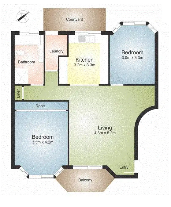 Floorplan of Homely unit listing, Address available on request