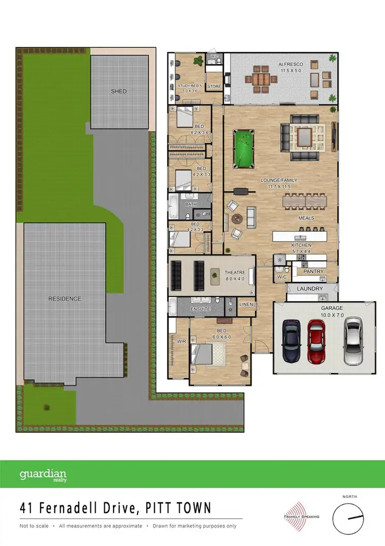Floorplan of Homely house listing, 41 Fernadell Drive, Pitt Town NSW 2756
