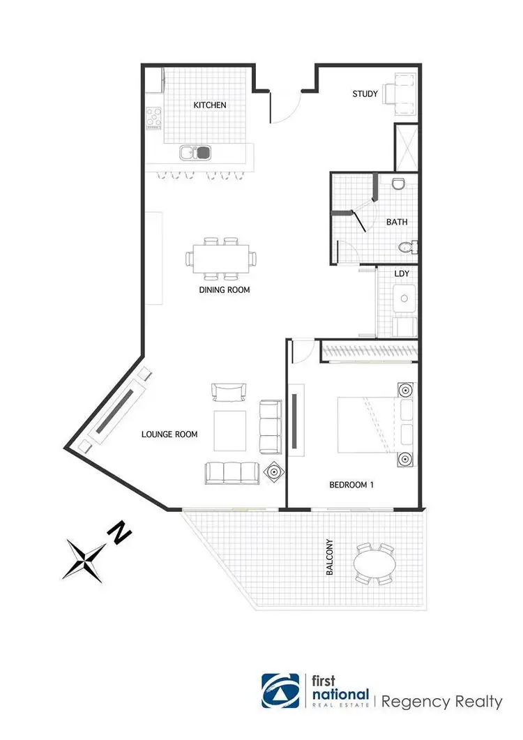 Floorplan of Homely apartment listing, 315/2B Help Street, Chatswood NSW 2067
