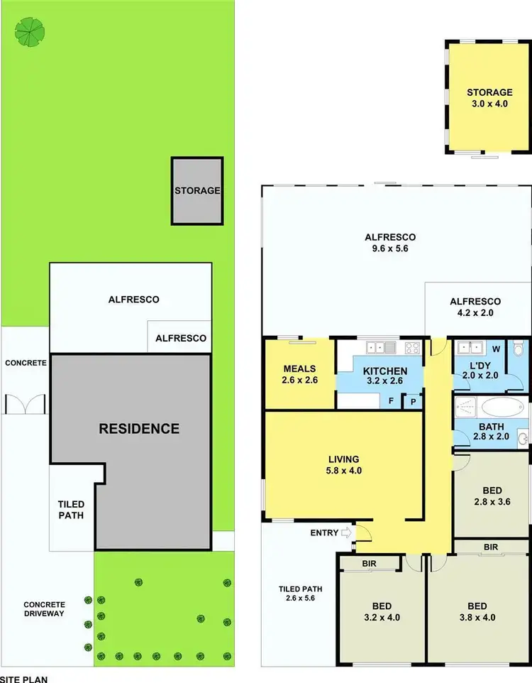 Floorplan of Homely house listing, 54 Vernon Crescent, Sunshine West VIC 3020