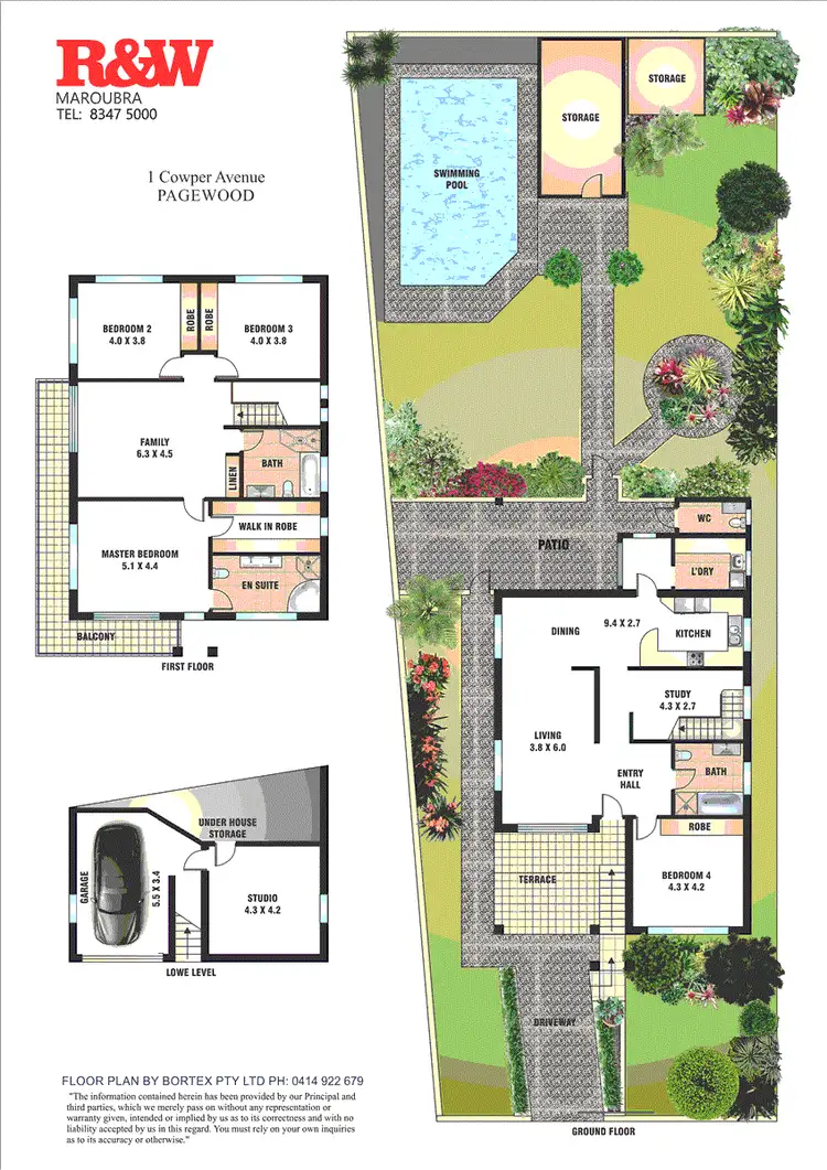 Floorplan of Homely house listing, 1 Cowper Avenue, Pagewood NSW 2035