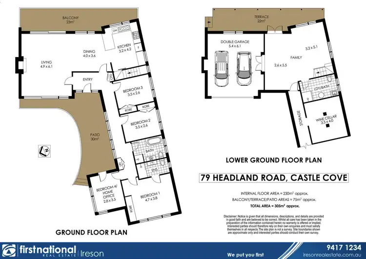 Floorplan of Homely house listing, 79 Headland Road, Castle Cove NSW 2069