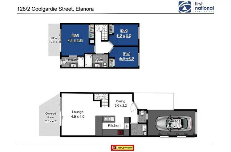 Floorplan of Homely unit listing, 128/2-10 Coolgardie Street, Elanora QLD 4221