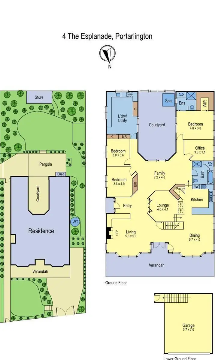 Floorplan of Homely house listing, 4 The Esplanade, Portarlington VIC 3223
