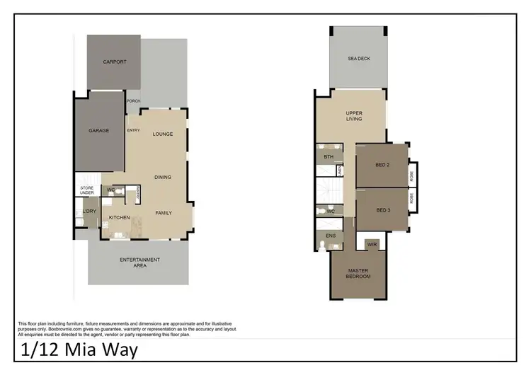 Floorplan of Homely house listing, 1/12 Mia Way, Culburra Beach NSW 2540