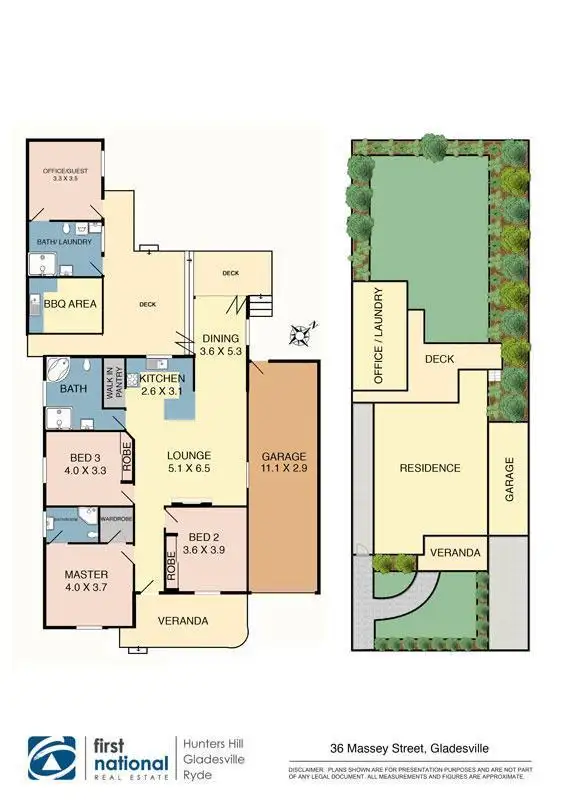 Floorplan of Homely house listing, 36 Massey Street, Gladesville NSW 2111