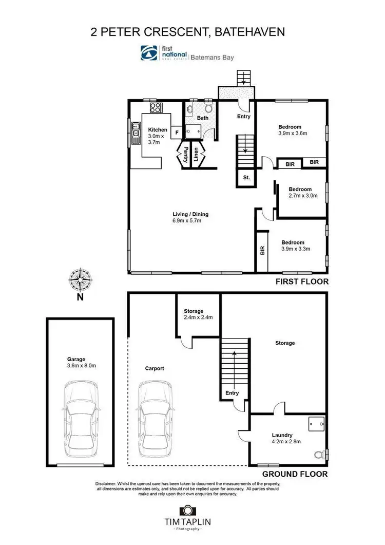 Floorplan of Homely house listing, 2 Peter Crescent, Batehaven NSW 2536