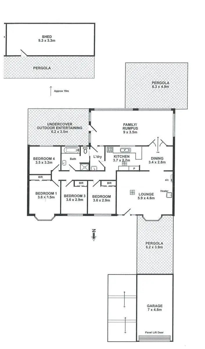 Floorplan of Homely house listing, 11 Coolinga Road, Marino SA 5049