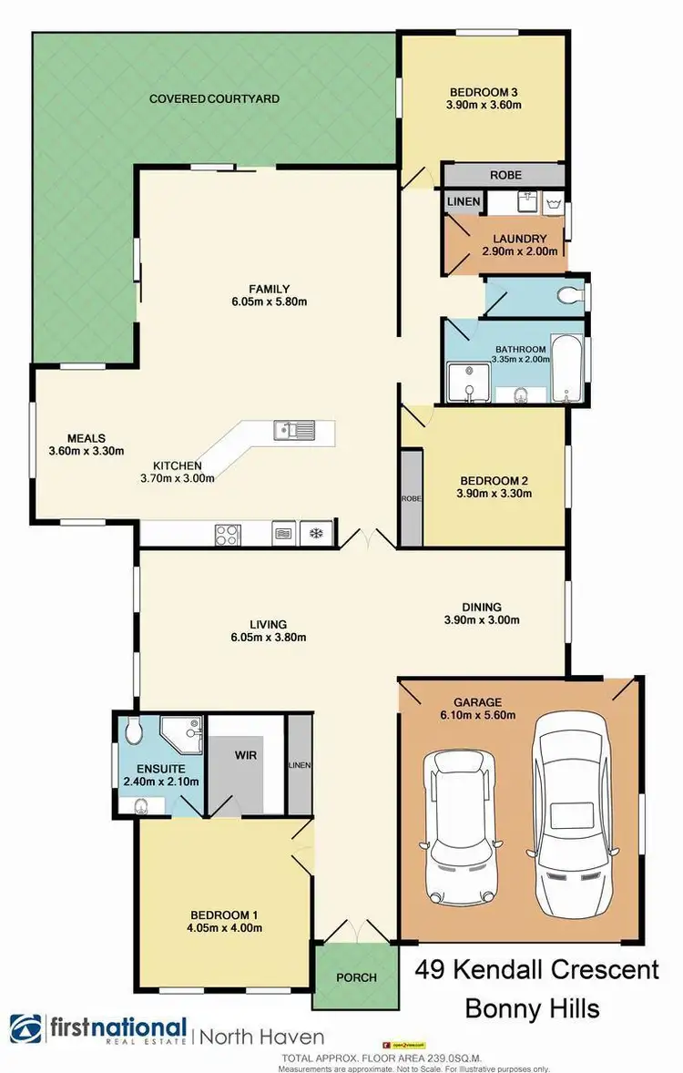 Floorplan of Homely house listing, 49 Kendall Crescent, Bonny Hills NSW 2445