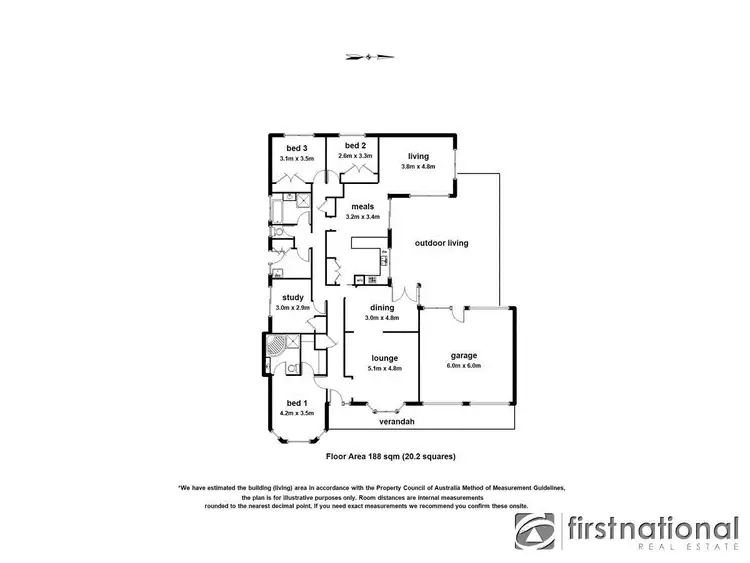 Floorplan of Homely house listing, 13 Howell Drive, Berwick VIC 3806