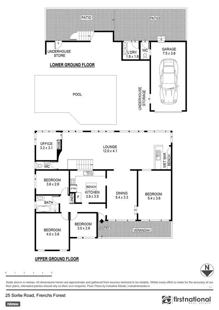 Floorplan of Homely house listing, 25 Sorlie Road, Frenchs Forest NSW 2086