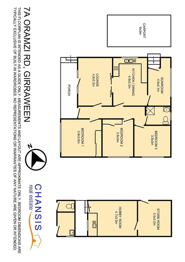 Floorplan of Homely house listing, 7A Oramzi Road, Girraween NSW 2145