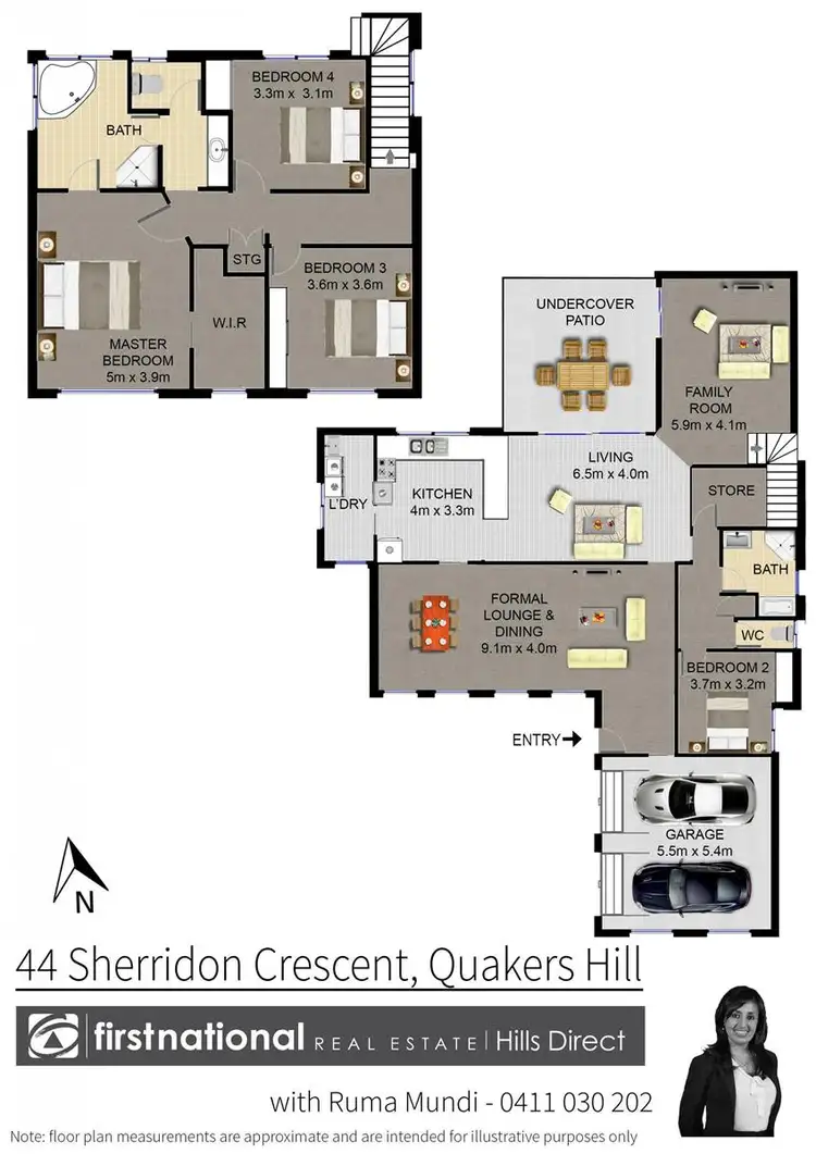 Floorplan of Homely house listing, 44 Sherridon Crescent, Quakers Hill NSW 2763