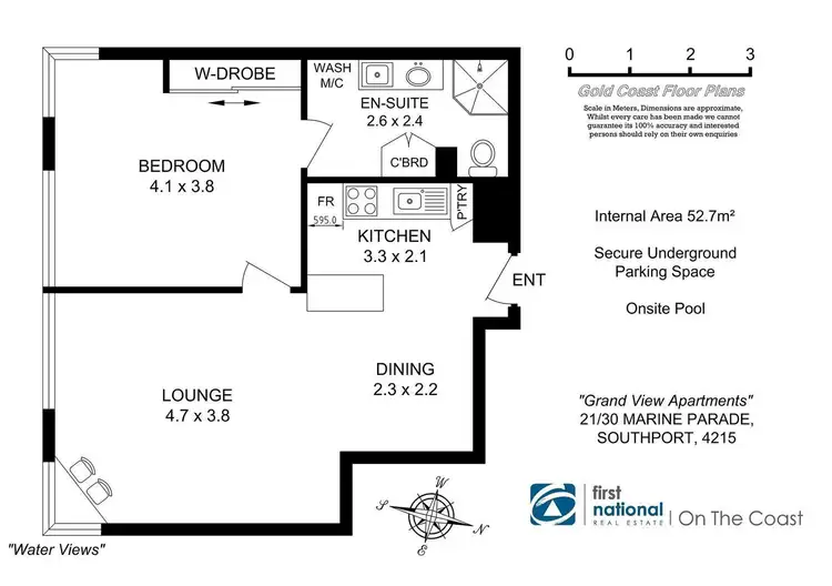 Floorplan of Homely unit listing, 21/30 Marine Parade, Southport QLD 4215