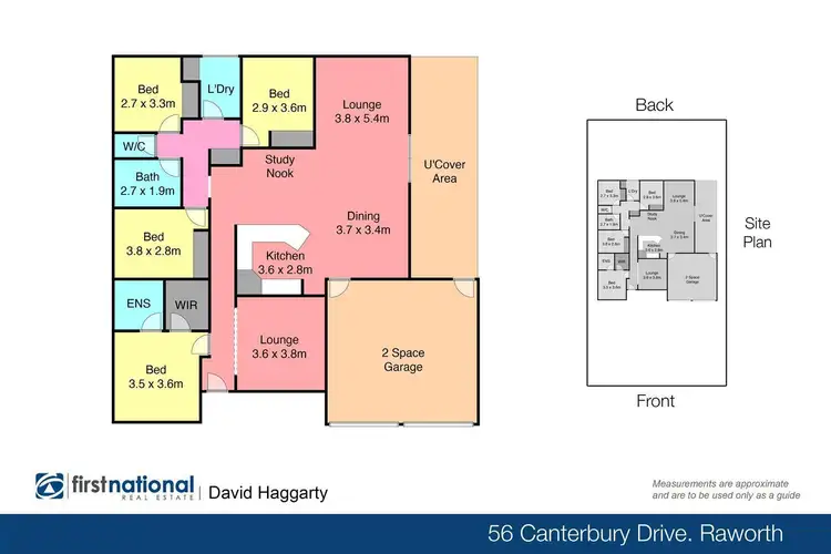 Floorplan of Homely house listing, 56 Canterbury Drive, Raworth NSW 2321