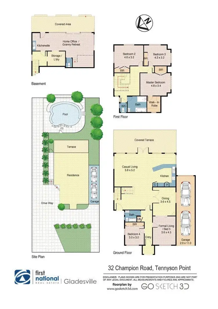 Floorplan of Homely house listing, 32 Champion Road, Tennyson Point NSW 2111