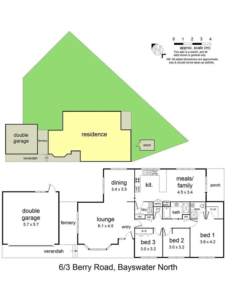 Floorplan of Homely unit listing, 6/3 Berry Road, Bayswater North VIC 3153