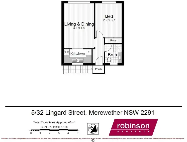 Floorplan of Homely unit listing, 5/32 Lingard Street, Merewether NSW 2291