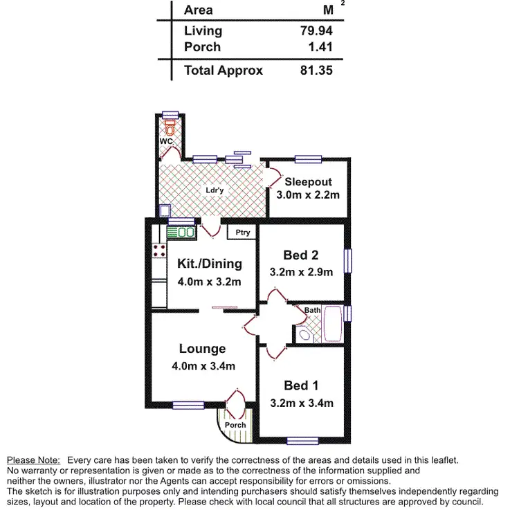 Floorplan of Homely house listing, 10 Simpson Avenue, Devon Park SA 5008