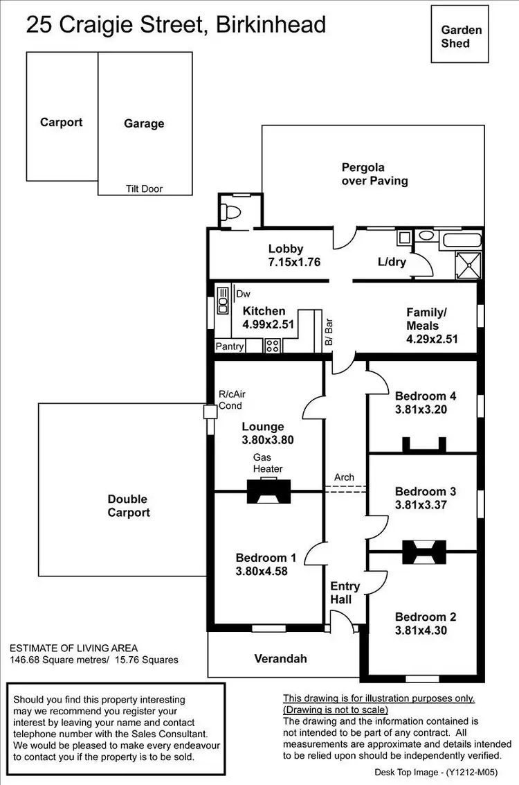 Floorplan of Homely house listing, 25 Craigie Street, Birkenhead SA 5015