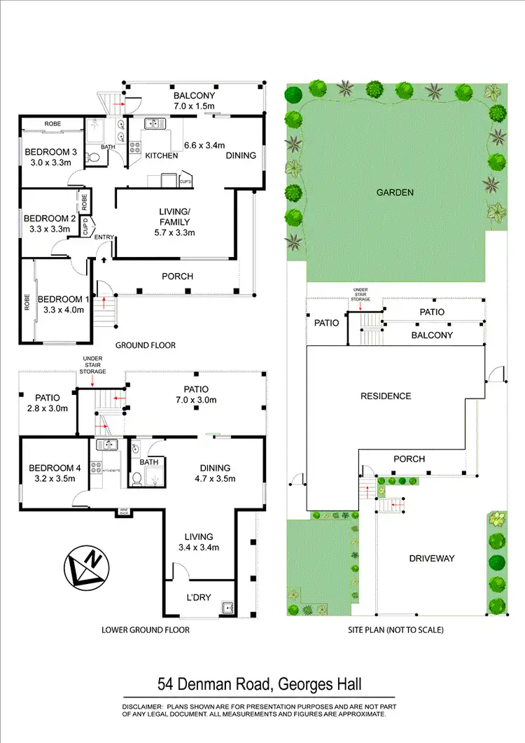 Floorplan of Homely house listing, 54 Denman Road, Georges Hall NSW 2198