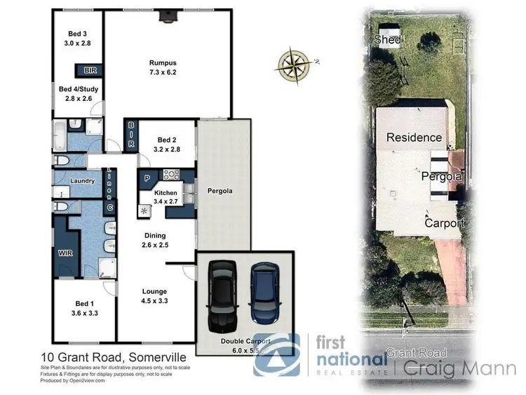 Floorplan of Homely house listing, 10 Grant Road, Somerville VIC 3912